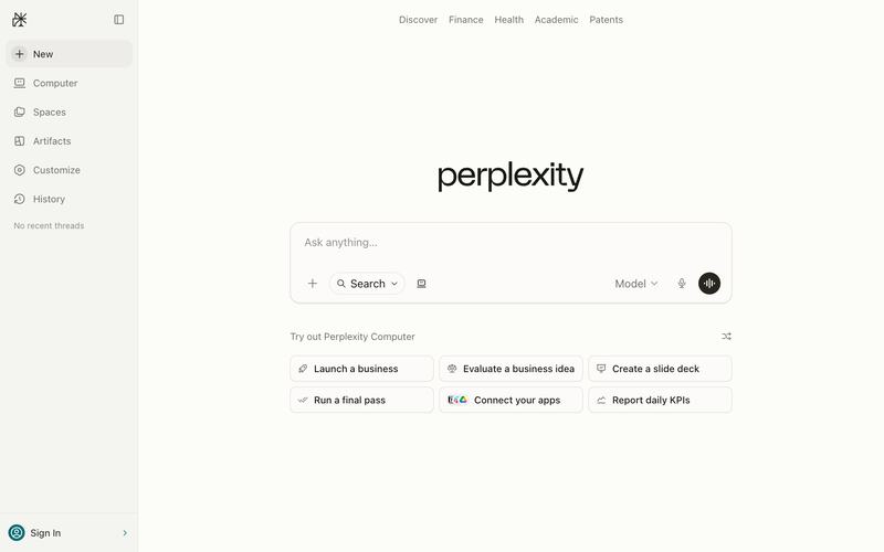A clone of Perplexity built with clonesite