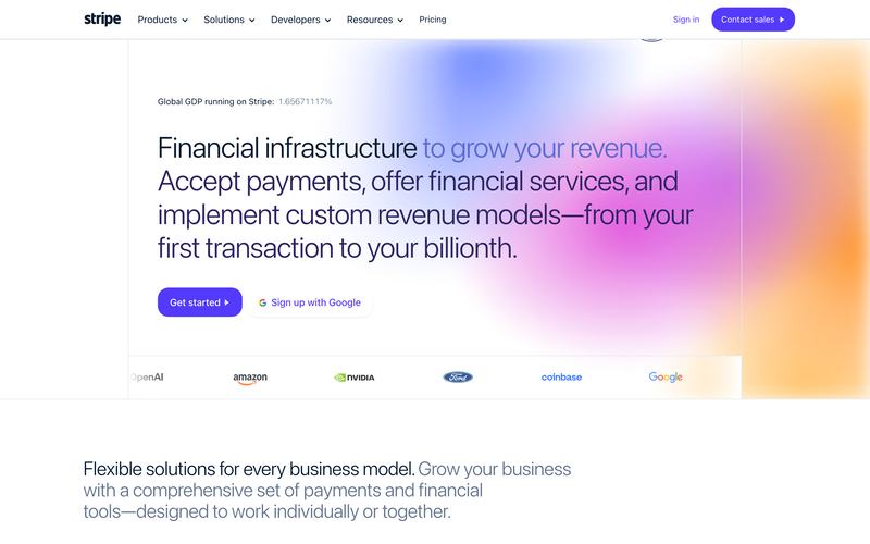 A live clone of Stripe, rebuilt and ready to rebrand